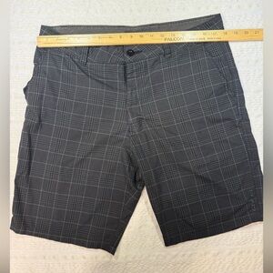 O'Neill Gray Plaid Men's Shorts 34